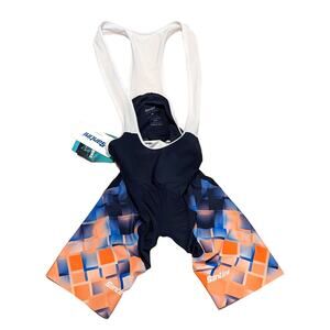 SMS Santini Tono Bib Shorts Mens Small Cycling Road Bicycle Bike Italy Comfort